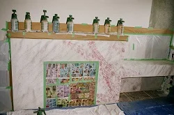 fake rock painting step 2