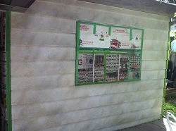 artificial rock painting step
3