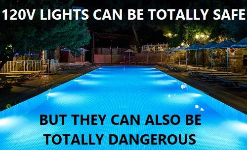 120 volt pool lights