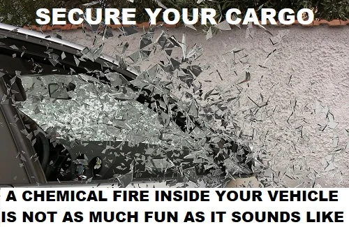 secure your cargo in your service vehicle