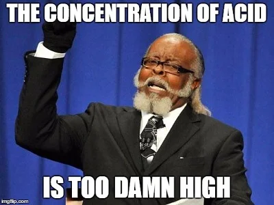 acid strength ratio mix for pools