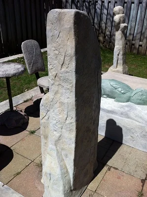 Address Marker Moai Statue