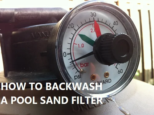 how do you backwash a pool filter