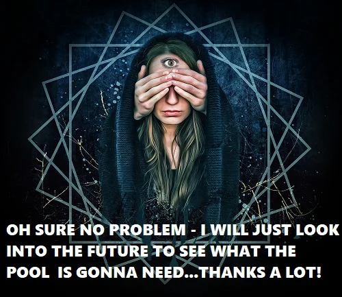 bubbles taking pool advice