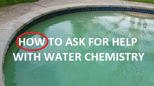 Help With Pool Water Chemistry