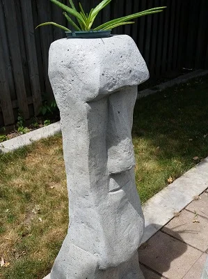 Chris Rock Moai Statue