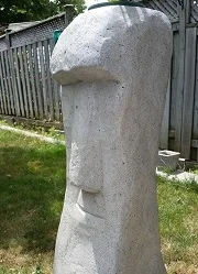 Chris Rock Easter Island Statue