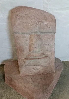 Classic Rock Moai Statue