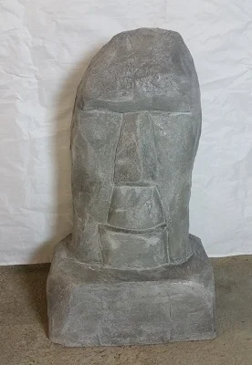 Clay Moai Statue