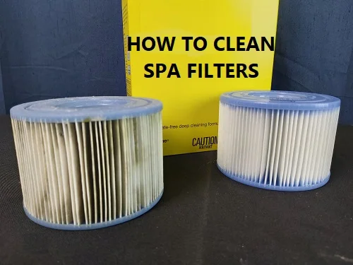 How to clean hot tub filters