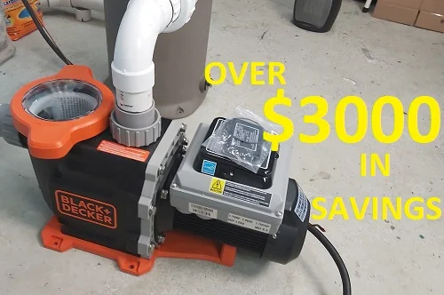 Black + Decker Pool Pump Savings