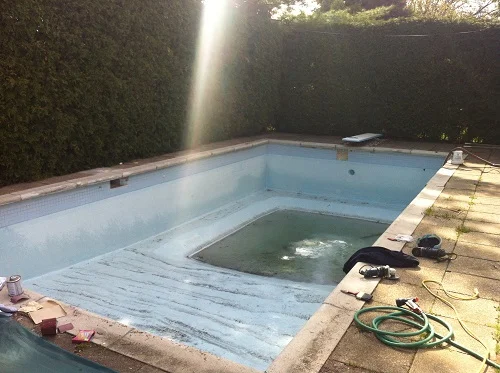 Concrete pool maintenance repairs