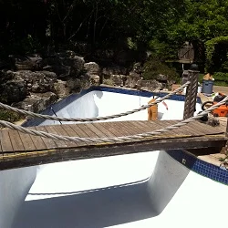 concrete pool painting