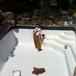 concrete pool painting