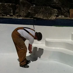 concrete pool painting
