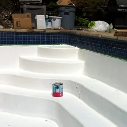 concrete pool painting