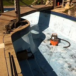 concrete pool painting