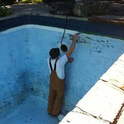 concrete pool painting