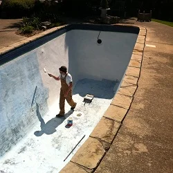 concrete pool painting