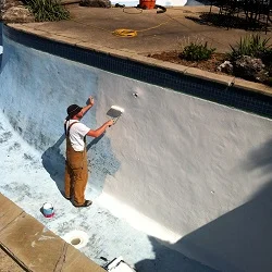 concrete pool painting