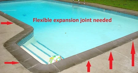 pool coping expansion joint