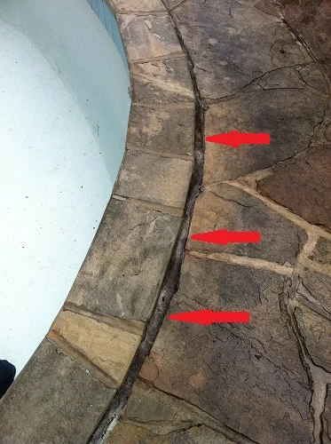 concrete pool coping problem