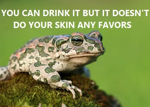 drinking dirty pool water is bad for your skin