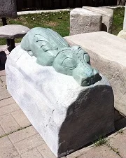 Drake D. Dragon Easter Island Statue