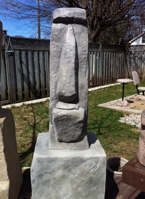 Dwayne Johnson Moai Statue