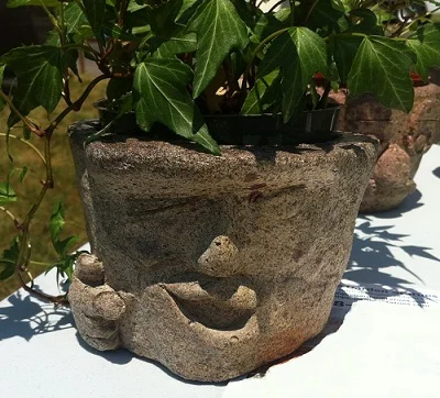 Flower Pots With Faces
