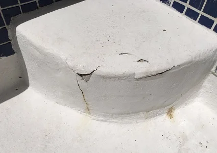 failed concrete step