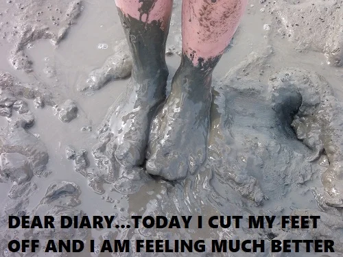 ugly feet from working on swimming pools