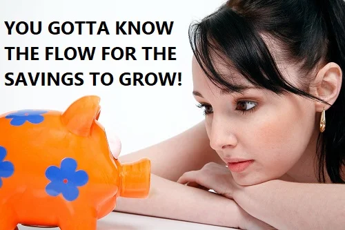 You gotta know the flow for the savings to grow