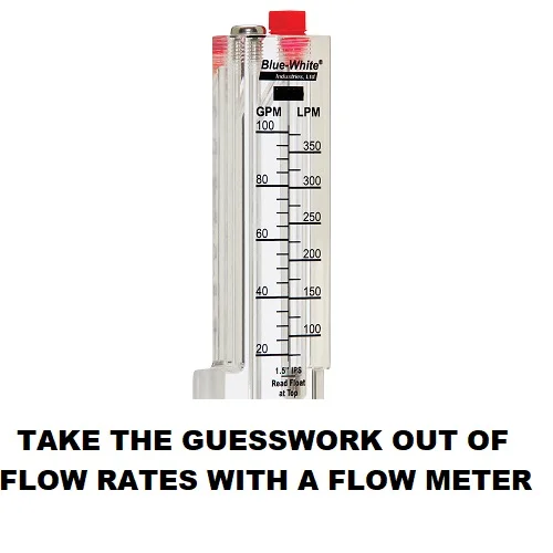 swimming pool flow meters