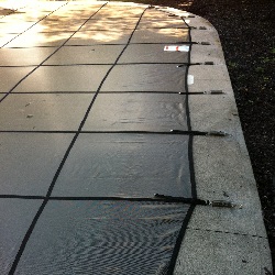 safety cover installation with slide
progress pics