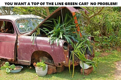 discount green car