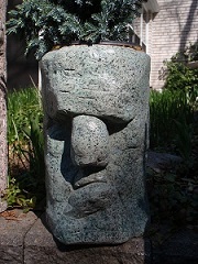 Grumpy Easter Island Statue