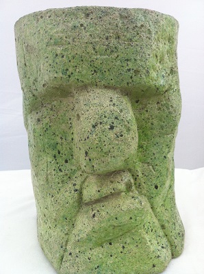 Grumpy Moai Statue