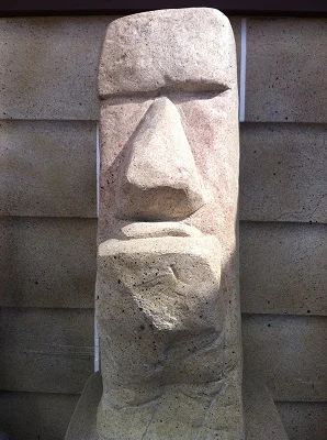 Homer Moai Statue