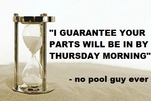 promising when parts will arrive