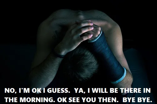 working while injured