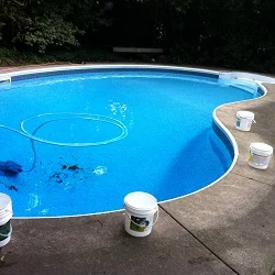 kidney pool safety cover install 

progress pictures