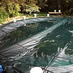 kidney pool safety cover install 

progress pictures