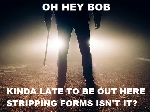 serial killer on a construction site