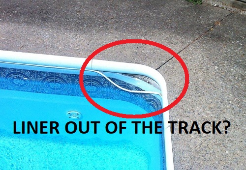 How To Fix Pool Liner Out Of Track