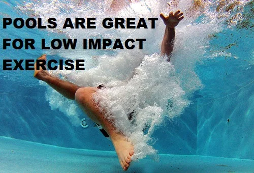 low impact exercising in swimming pools
