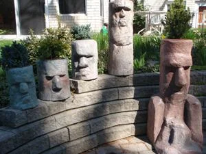stone garden statues