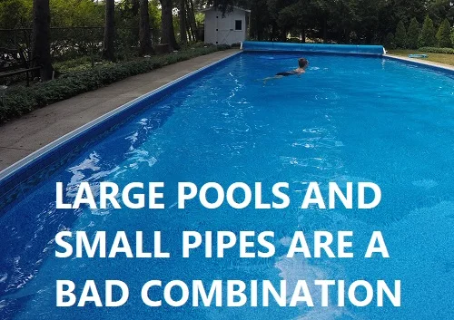 large pools benefit least from variable speed