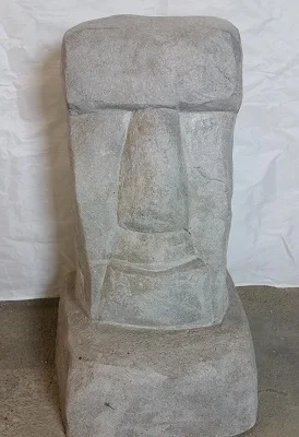 Oliver Stone Moai Statue