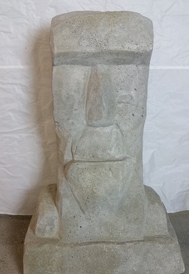 Stone Phillips Moai Statue